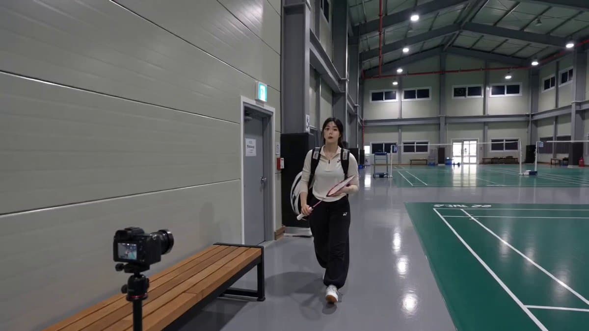 Vintage DV Camcorder Badminton Vlog