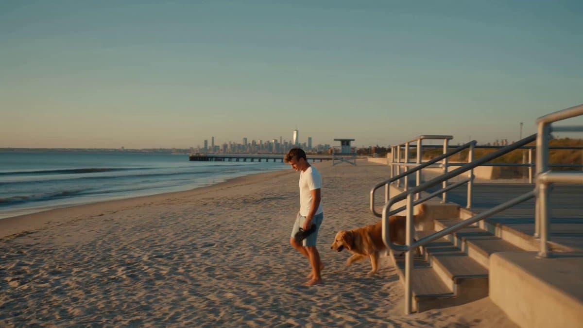 Golden Hour NYC Beach Stroll