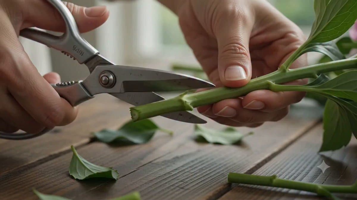 Florist Arranging Roses Cinematic Scene