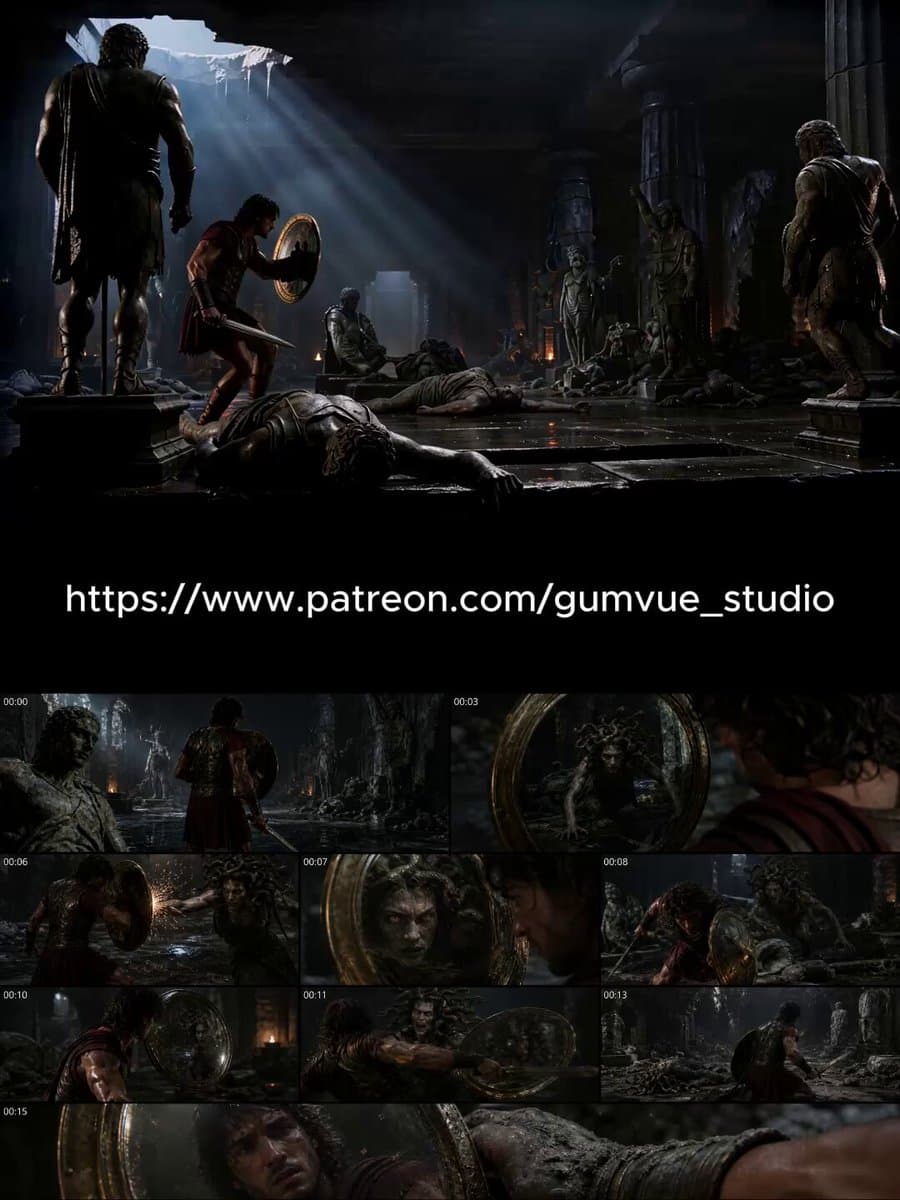 Dark Cinematic Greek Myth Epic