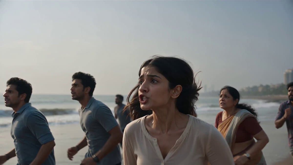 Mumbai Tsunami Emergency Smartphone Vlog