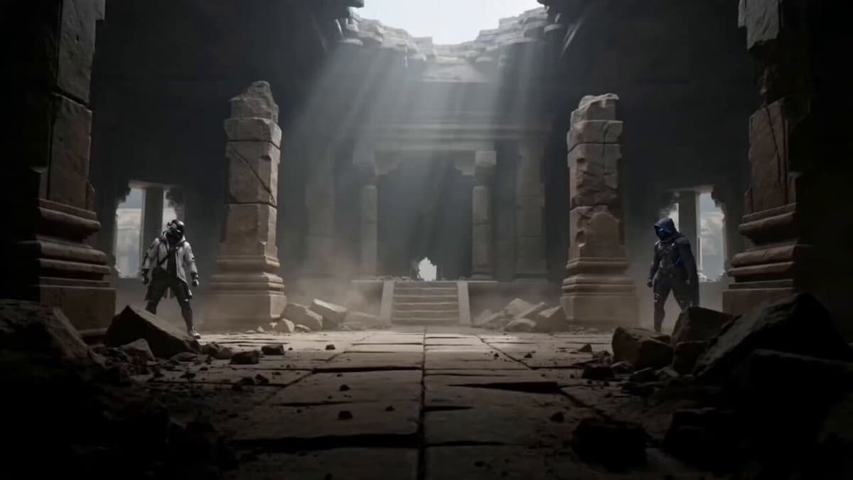 Martial Arts Duel Cinematic Scene