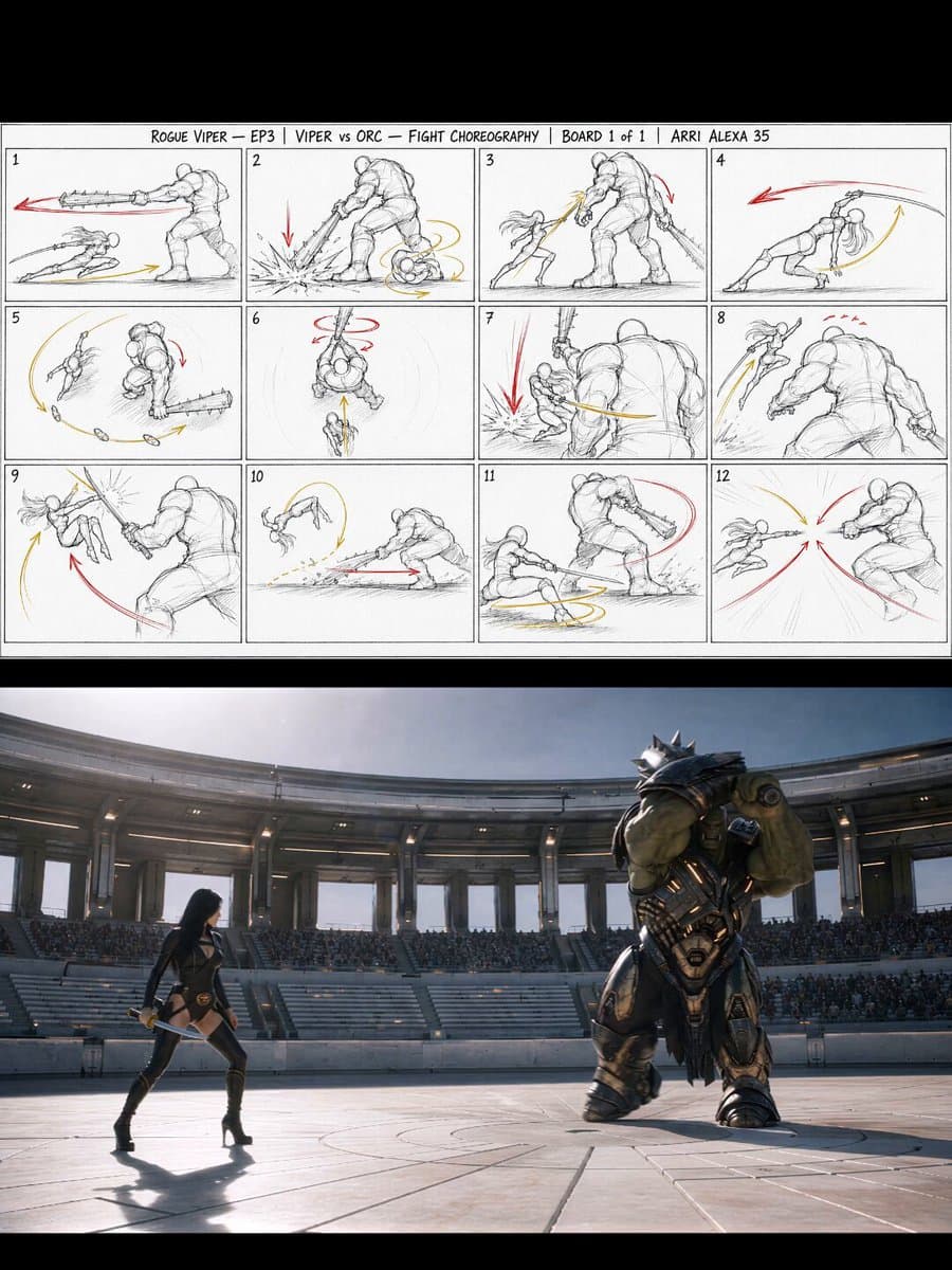 Gladiator Arena Duel Action