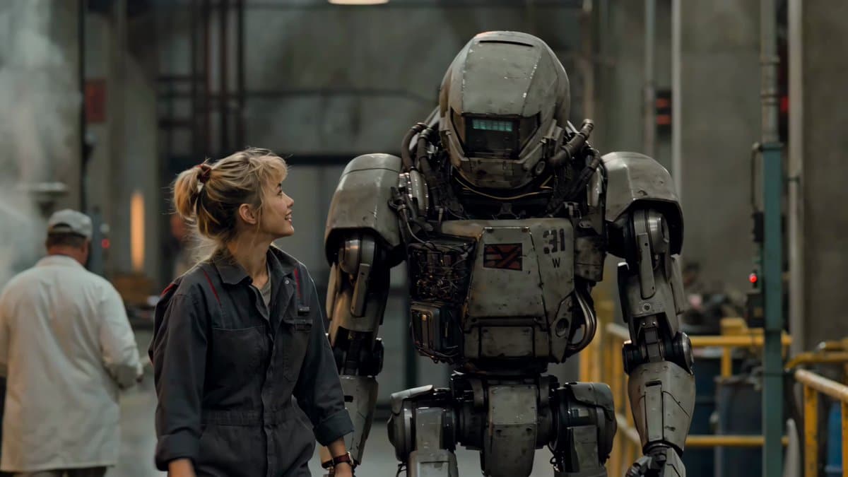 1980s Sci-Fi Robot Walk
