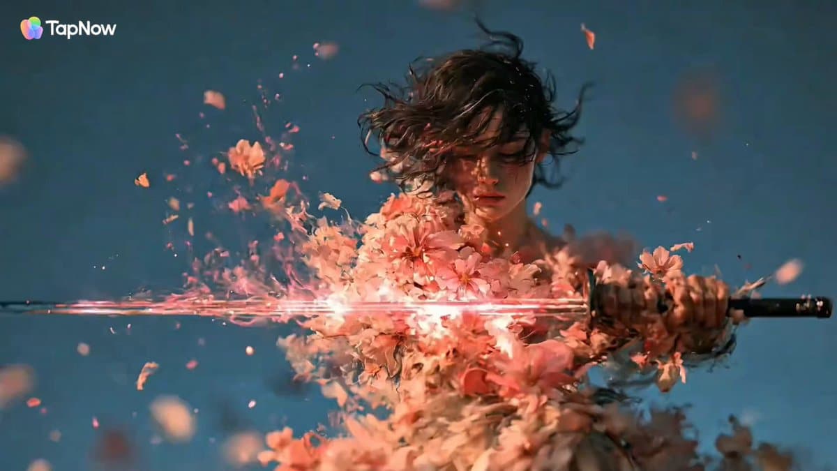 Swordswoman Cherry Blossom Strike
