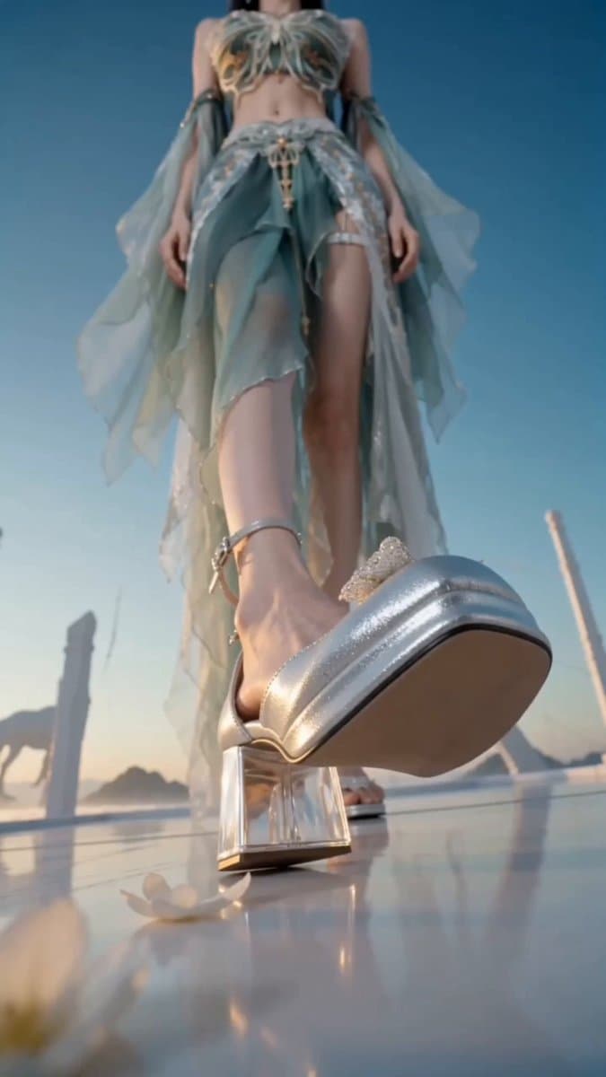 Thunder Camera Rotation Xianxia Fashion Video