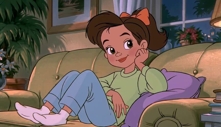 Nostalgic Disney Family Conversation
