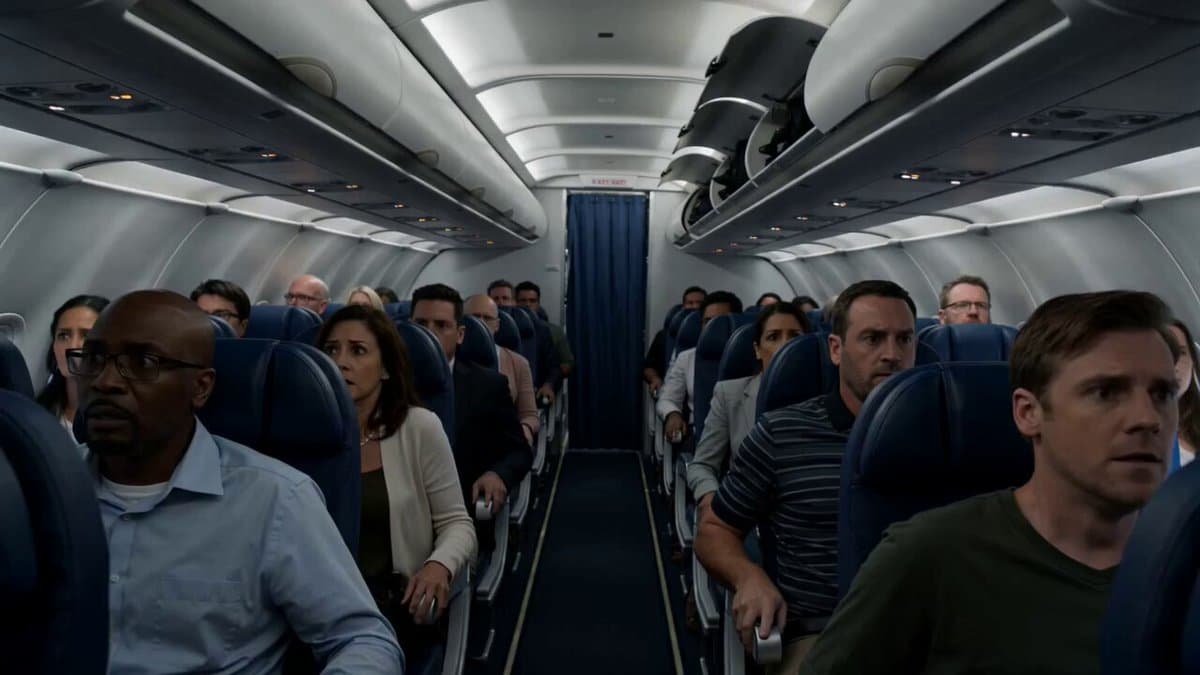 Cinematic Airplane Crash Disaster Sequence