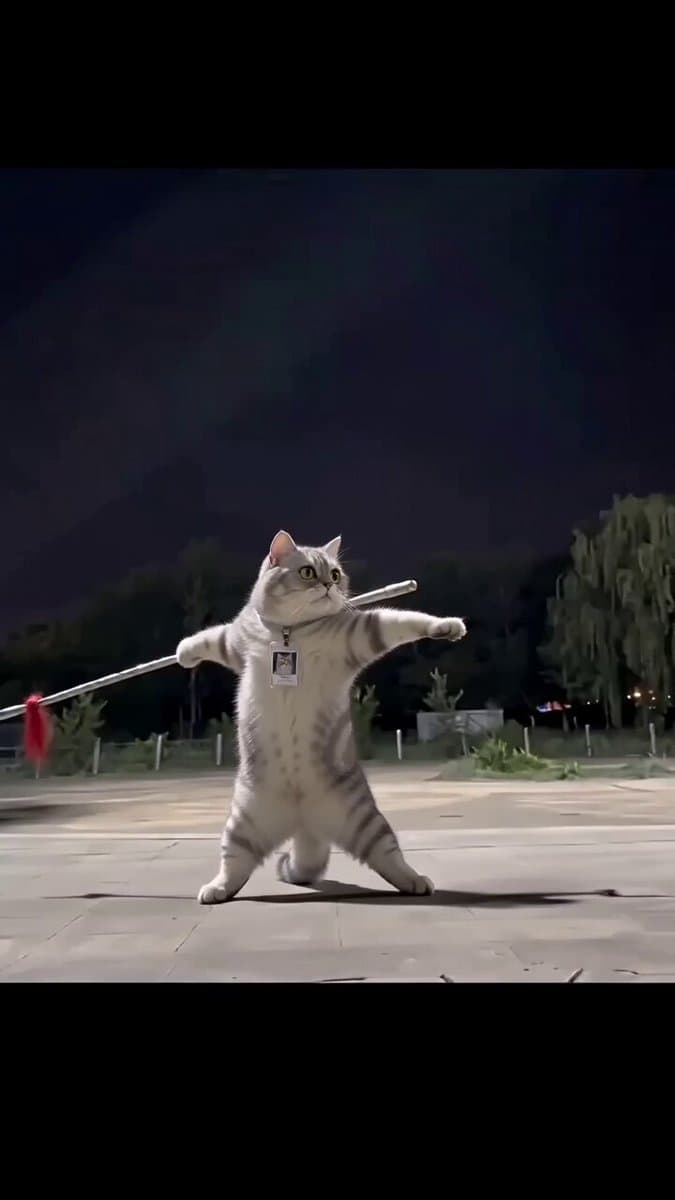 Real Animal Spear Dance Video Generation