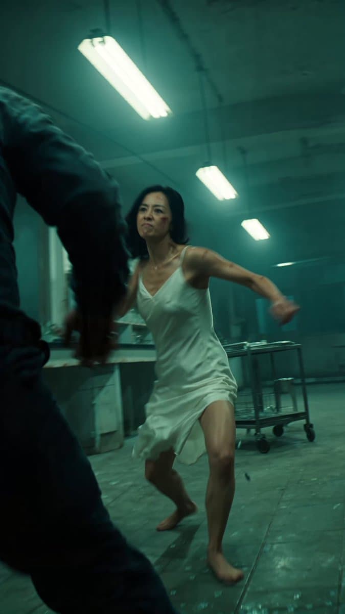 Cinematic IMAX Laboratory Fight Scene