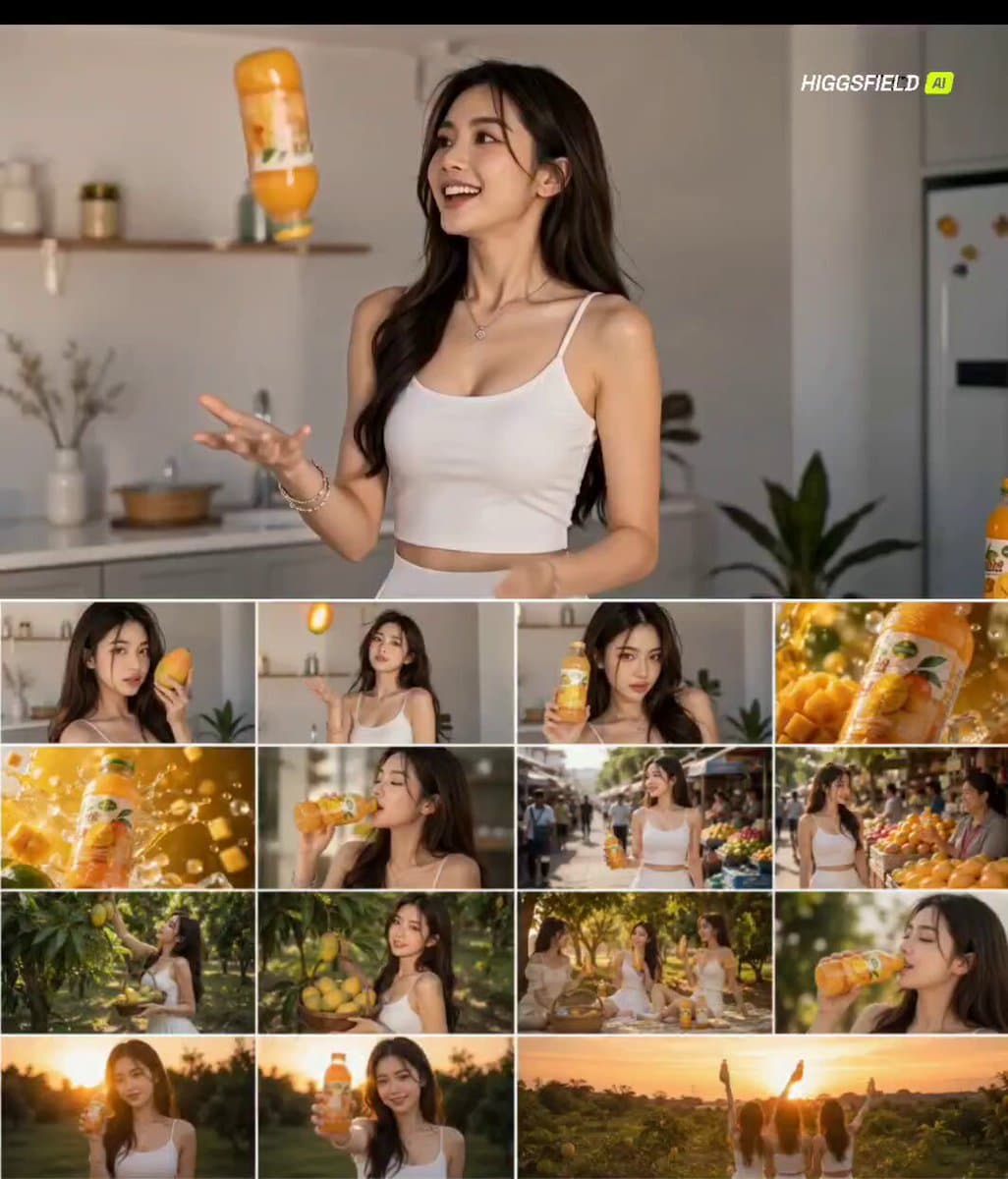 Mango Juice Summer Commercial