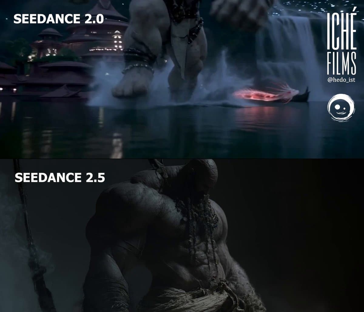 Giant and Dragon Cinematic Duel