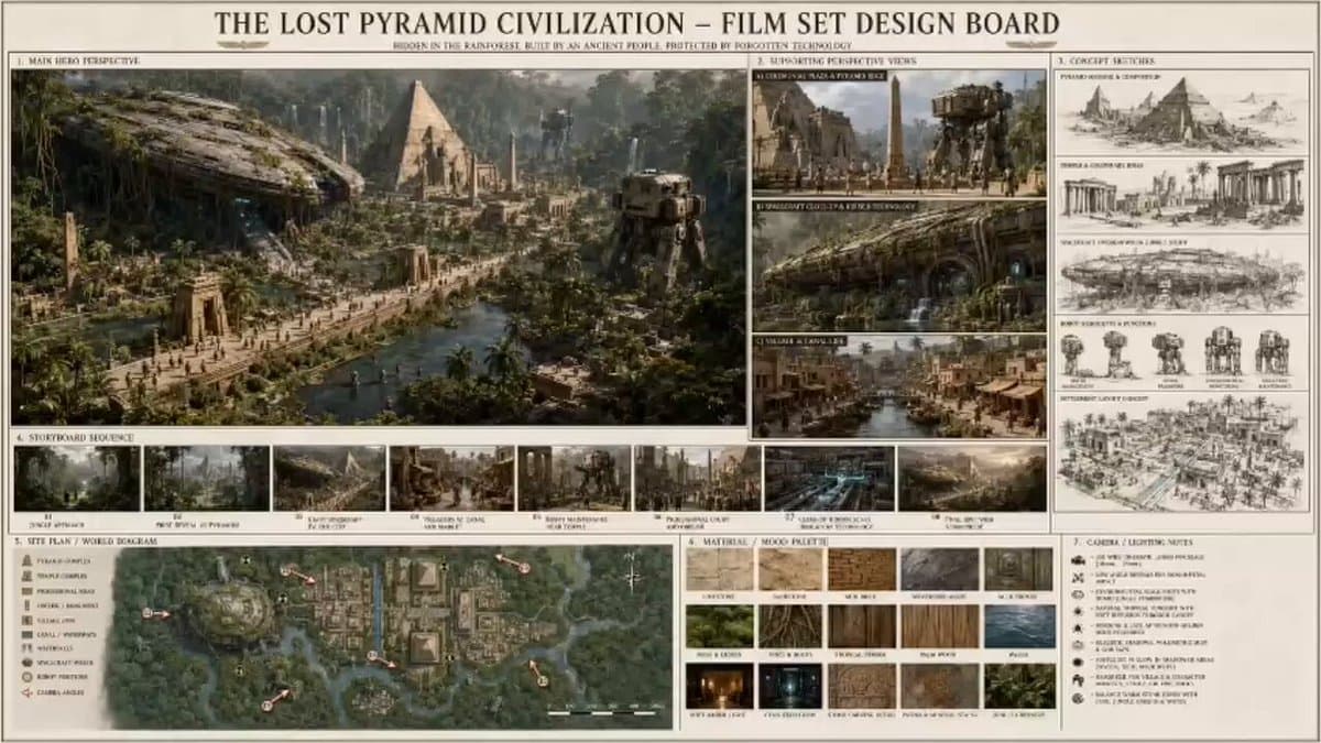 Sci-Fi Lost Pyramid Civilization