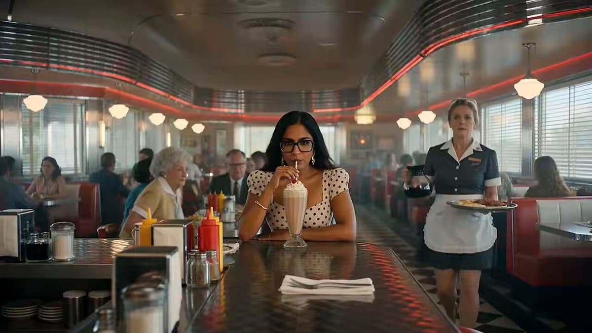 1950s American Diner Scene