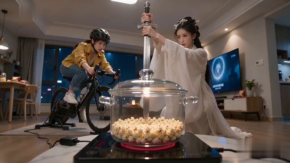 Cinematic Popcorn Sword Comedy