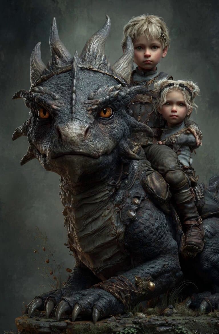 Dark Fantasy Dragon Ride