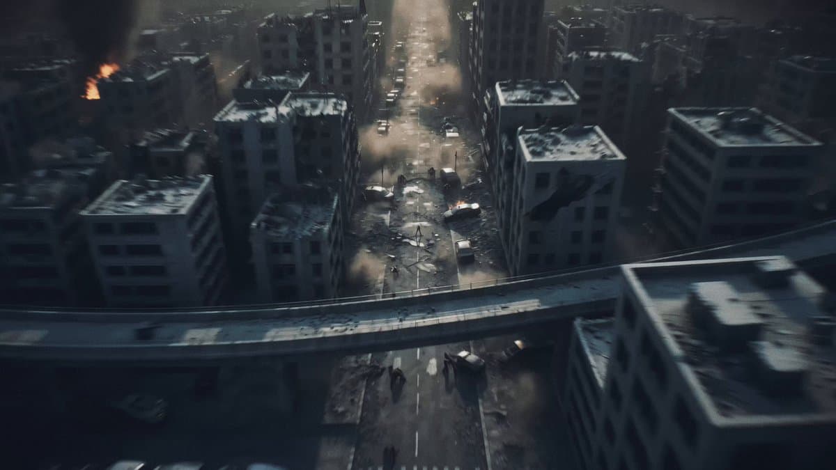 Post-Apocalyptic Biomechanical Battle