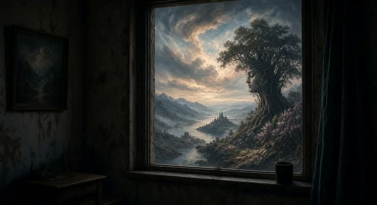Cinematic Surreal Reality Painting Prompt