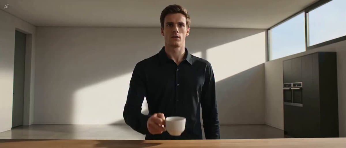 Frozen Time Coffee Toss Animation