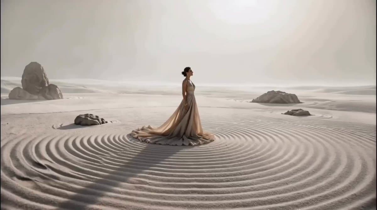 Zen Skincare Beauty Advertisement