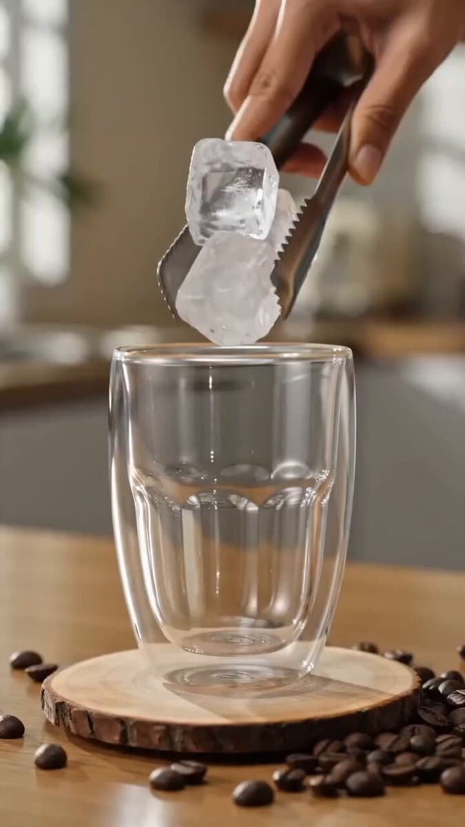 Iced Latte Coffee Commercial