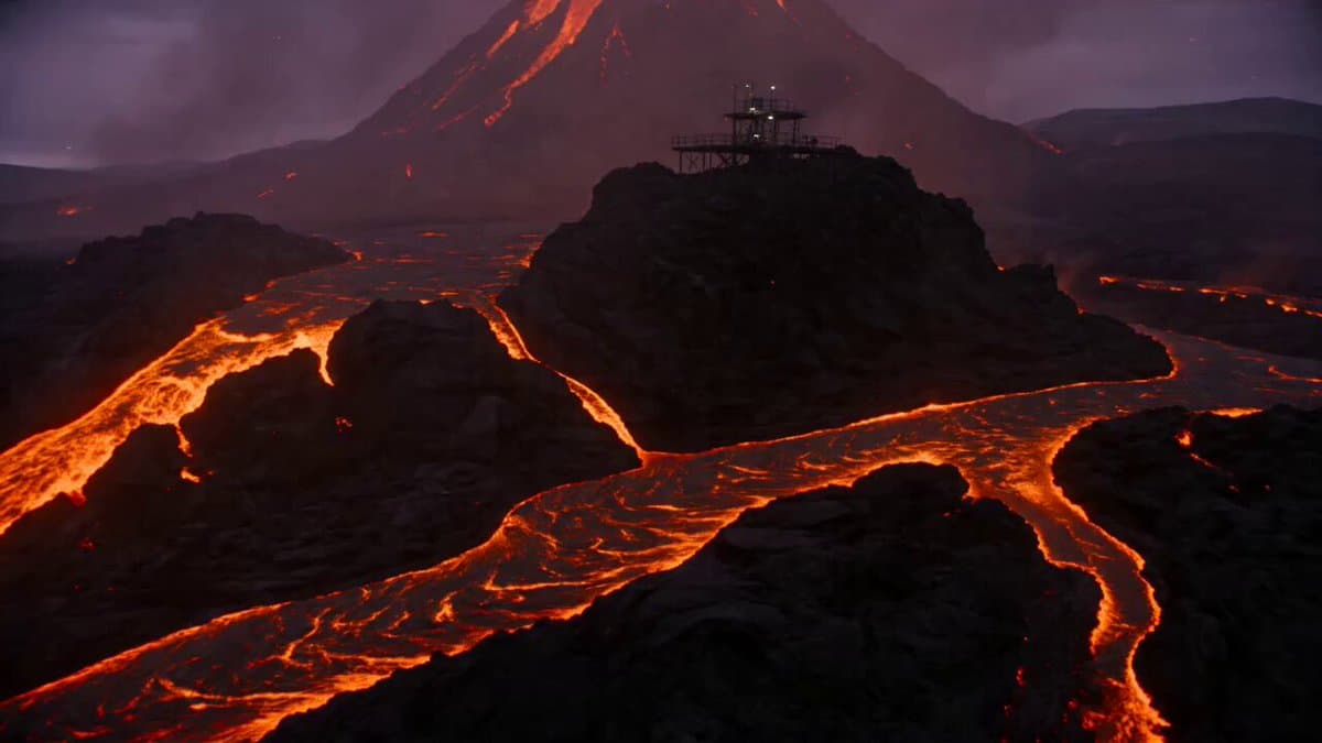Volcanic Observatory Cinematic Disaster