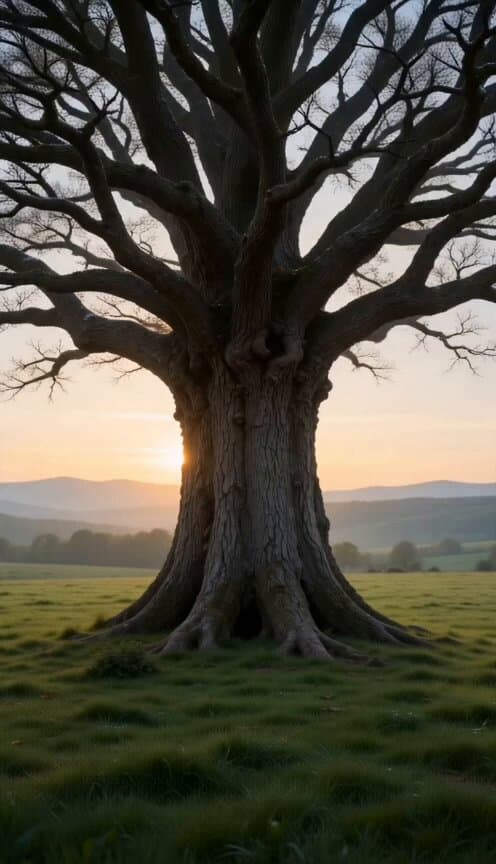 Ancient Oak Tree Seasonal Orbit Time-Lapse