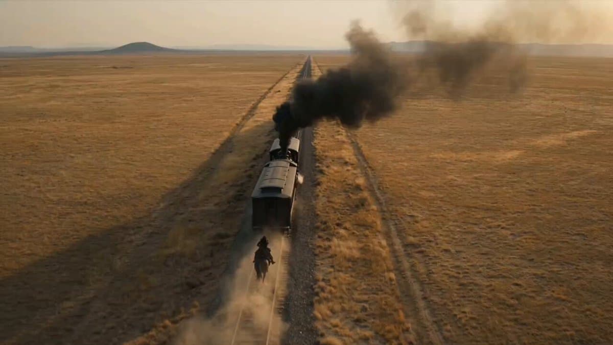 Wild West Gunslinger Train Stunt