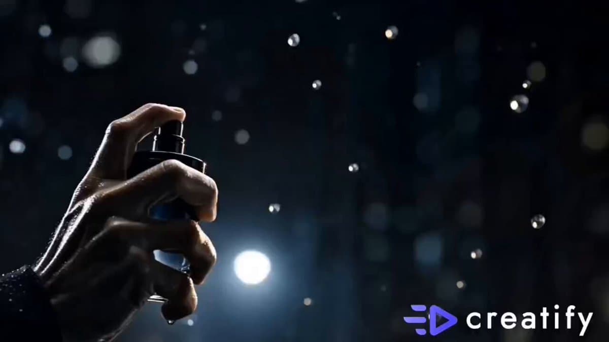 Luxury Perfume Cinematic Action