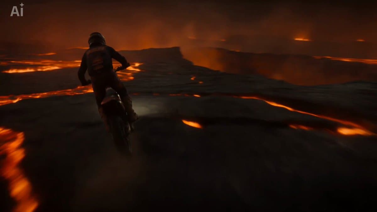 Volcanic Motocross Lava Jump