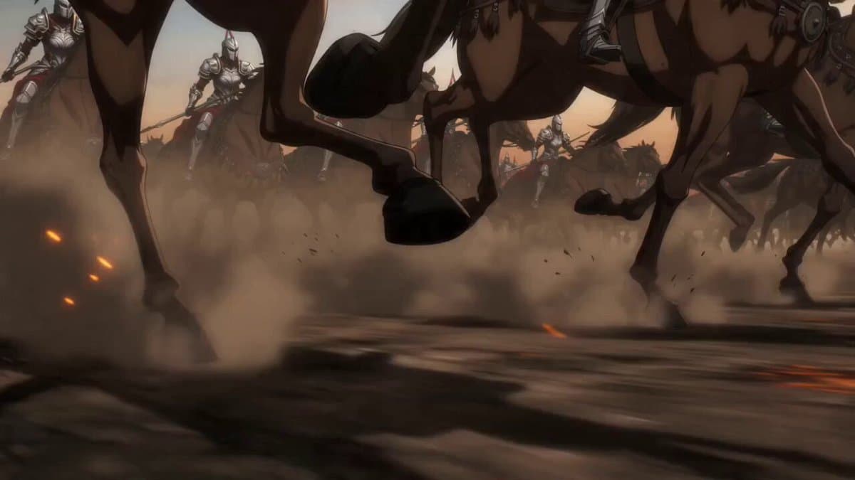 Epic Anime Warrior Queen Cavalry Charge