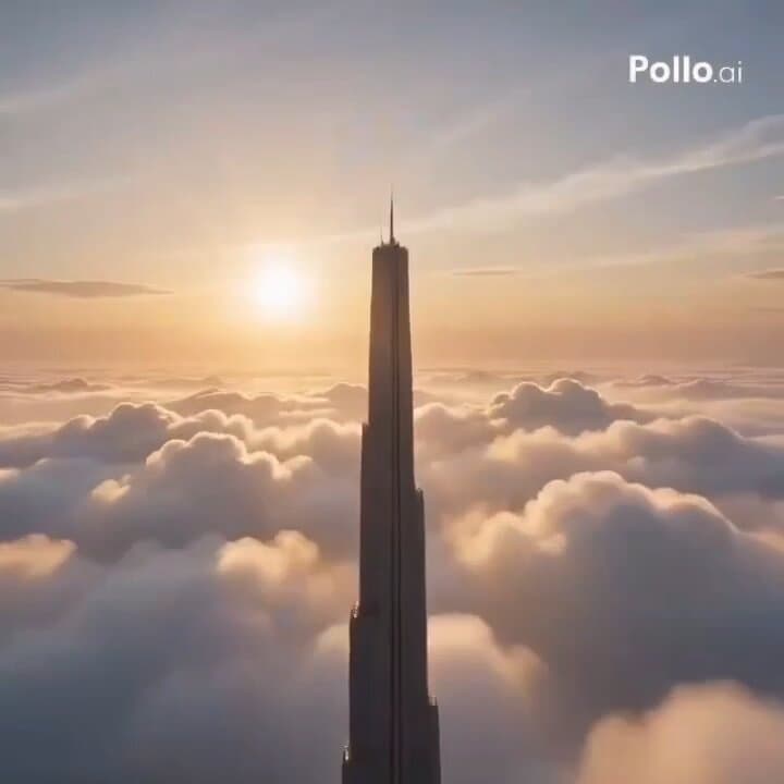 Burj Khalifa Rooftop Sky Cafe Cinematic Video