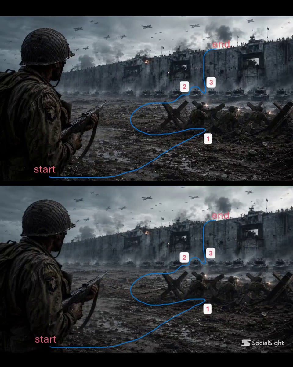 WWII Battlefield Cinematic Tracking Shot
