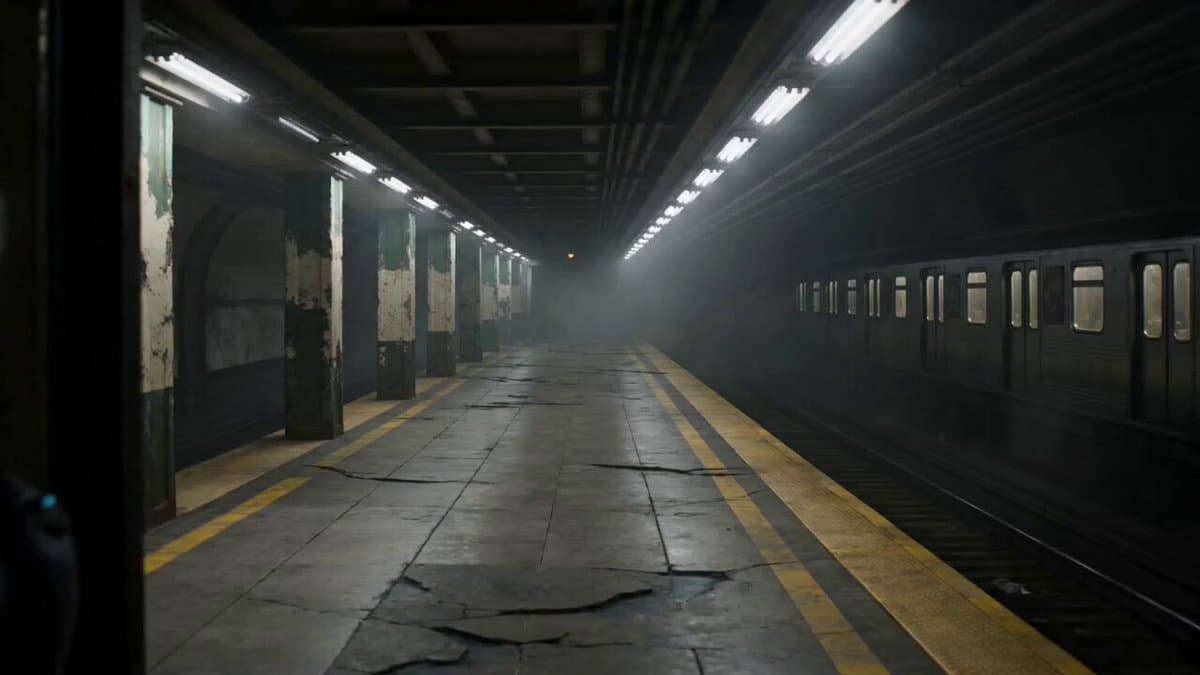 Futuristic Special Forces Subway Action Video Prompt