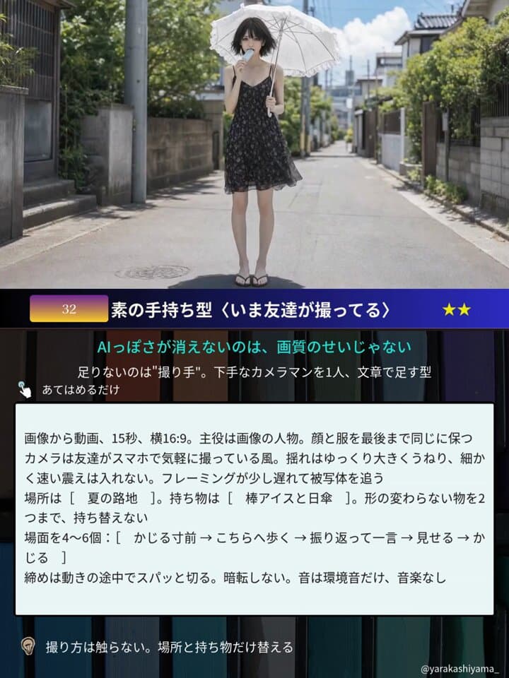 Aesthetic Japanese Woman Video Portrait
