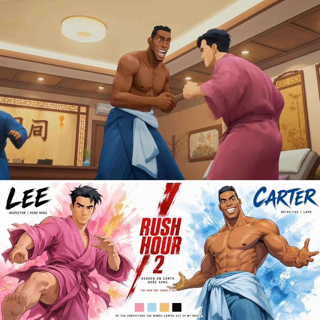 Cinematic Anime Hong Kong Massage Parlour