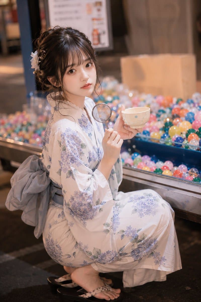 Japanese Summer Festival Portrait