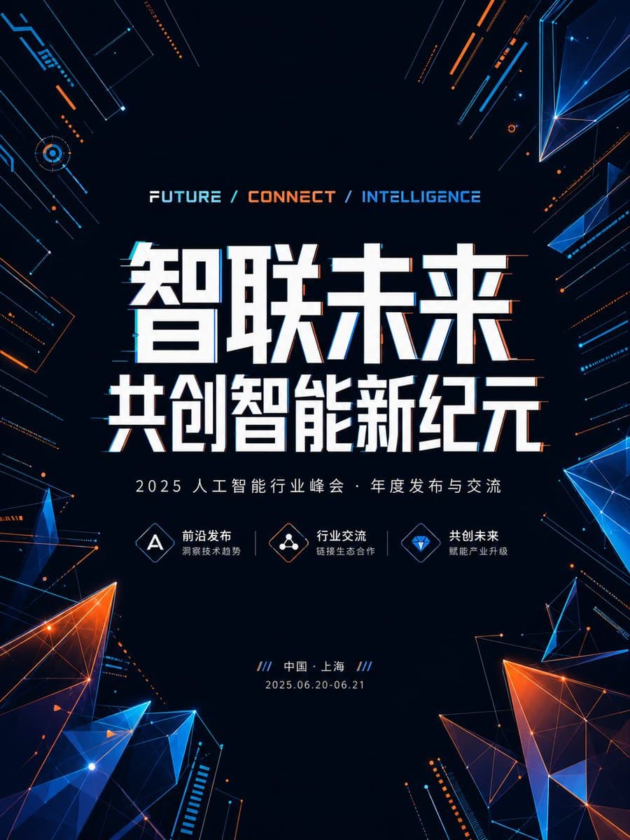Futuristic AI Summit Poster