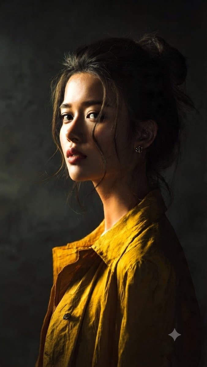 Moody Painterly Portrait