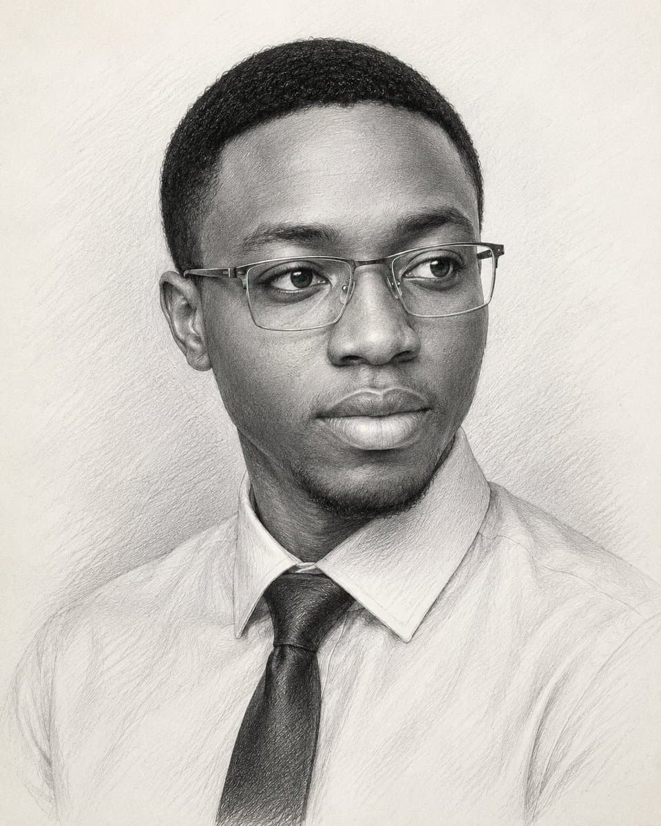 Museum-Quality Graphite Portrait