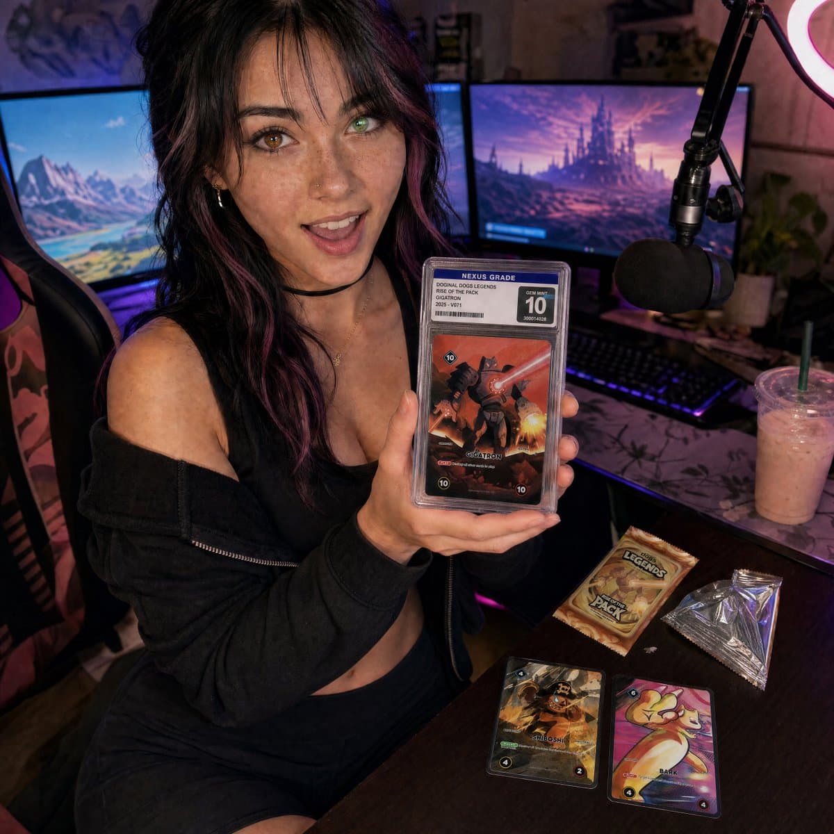 Streamer Trading Card Product Shot