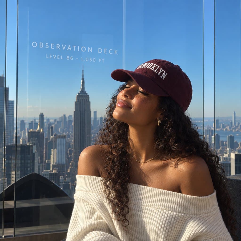 NYC Observation Deck Portrait