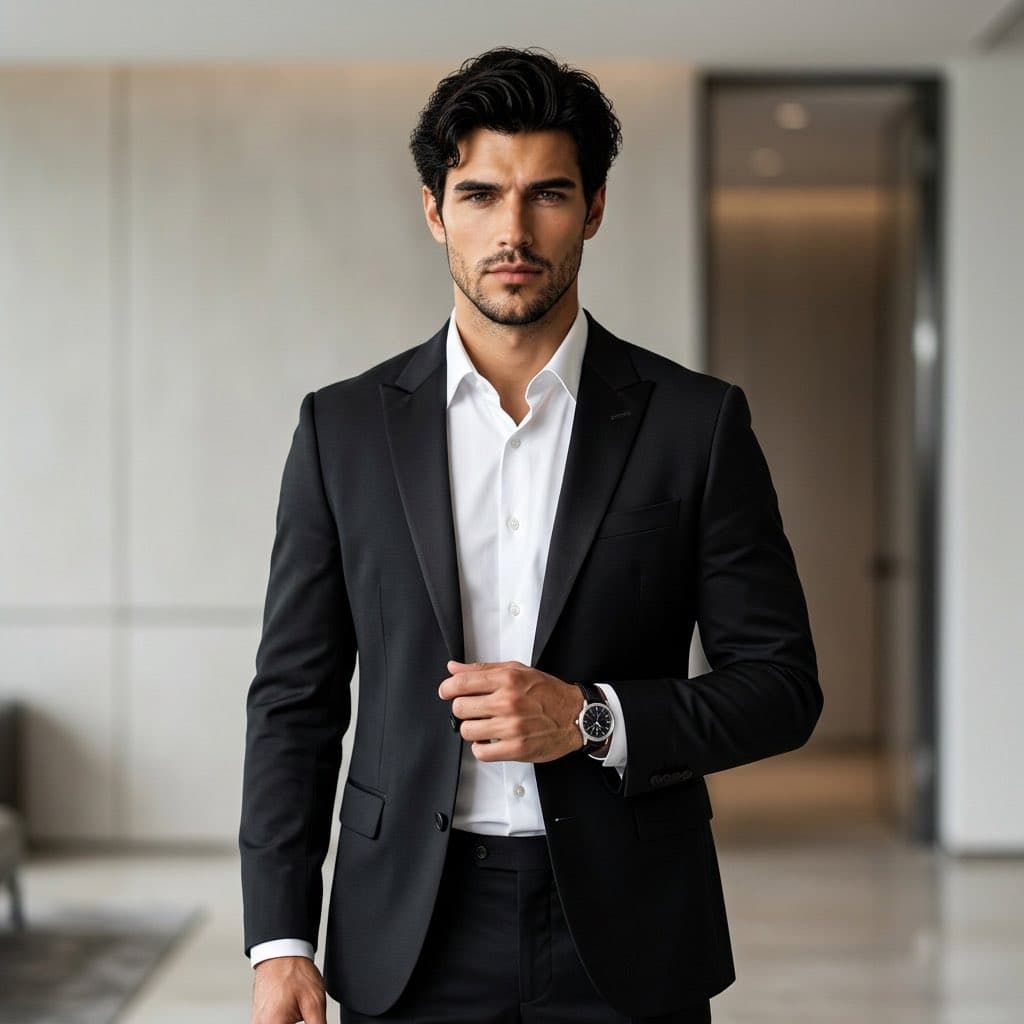 Premium Formal Wear Portrait with Identity Preservation