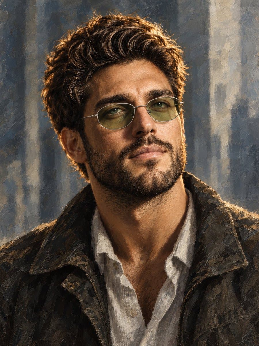 Digital Oil Painting Portrait