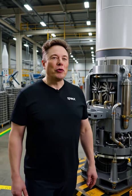 Elon Musk Explaining Oxygen Circulation in SpaceX Engine