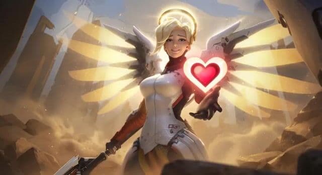 Overwatch Mercy Valkyrie Heart Video