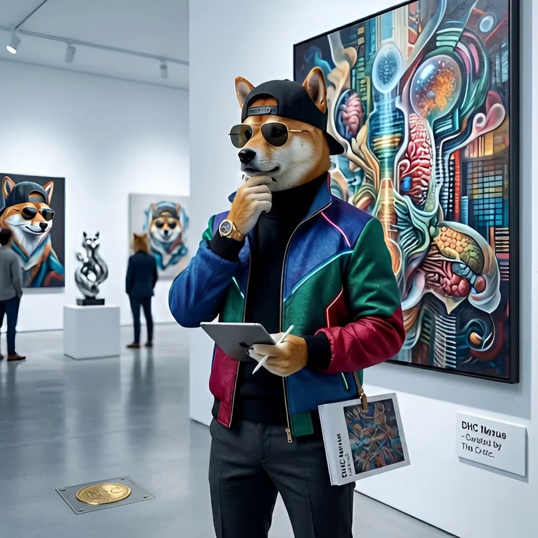 Art Gallery Curator Action and Dialogue