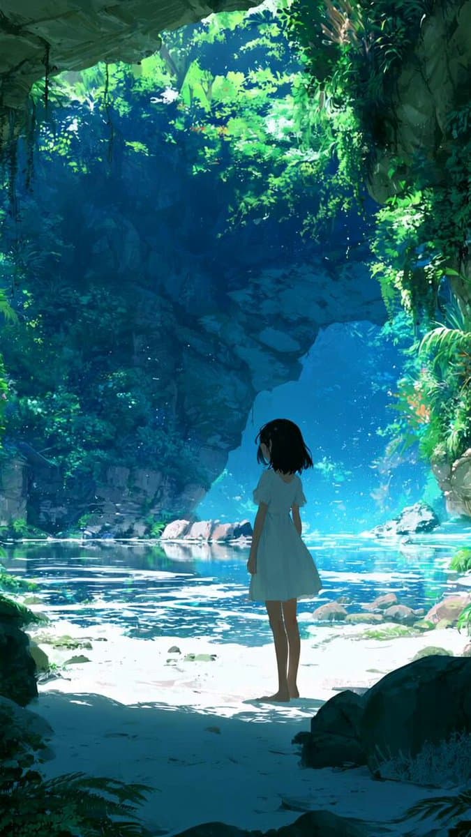 Cave Journey to Blue Sky