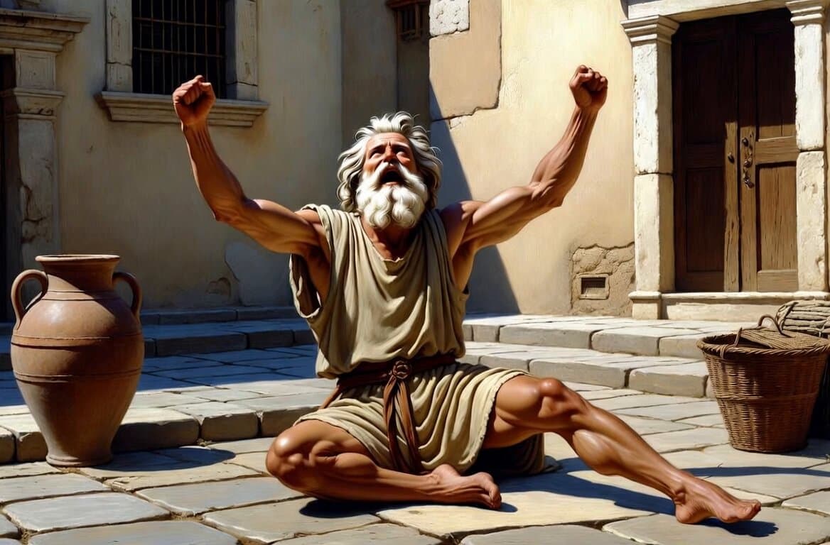 Diogenes Classical Painting Style
